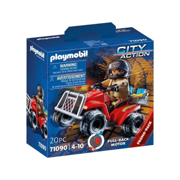 Tűzoltó Speed Quad Playmobil 71090